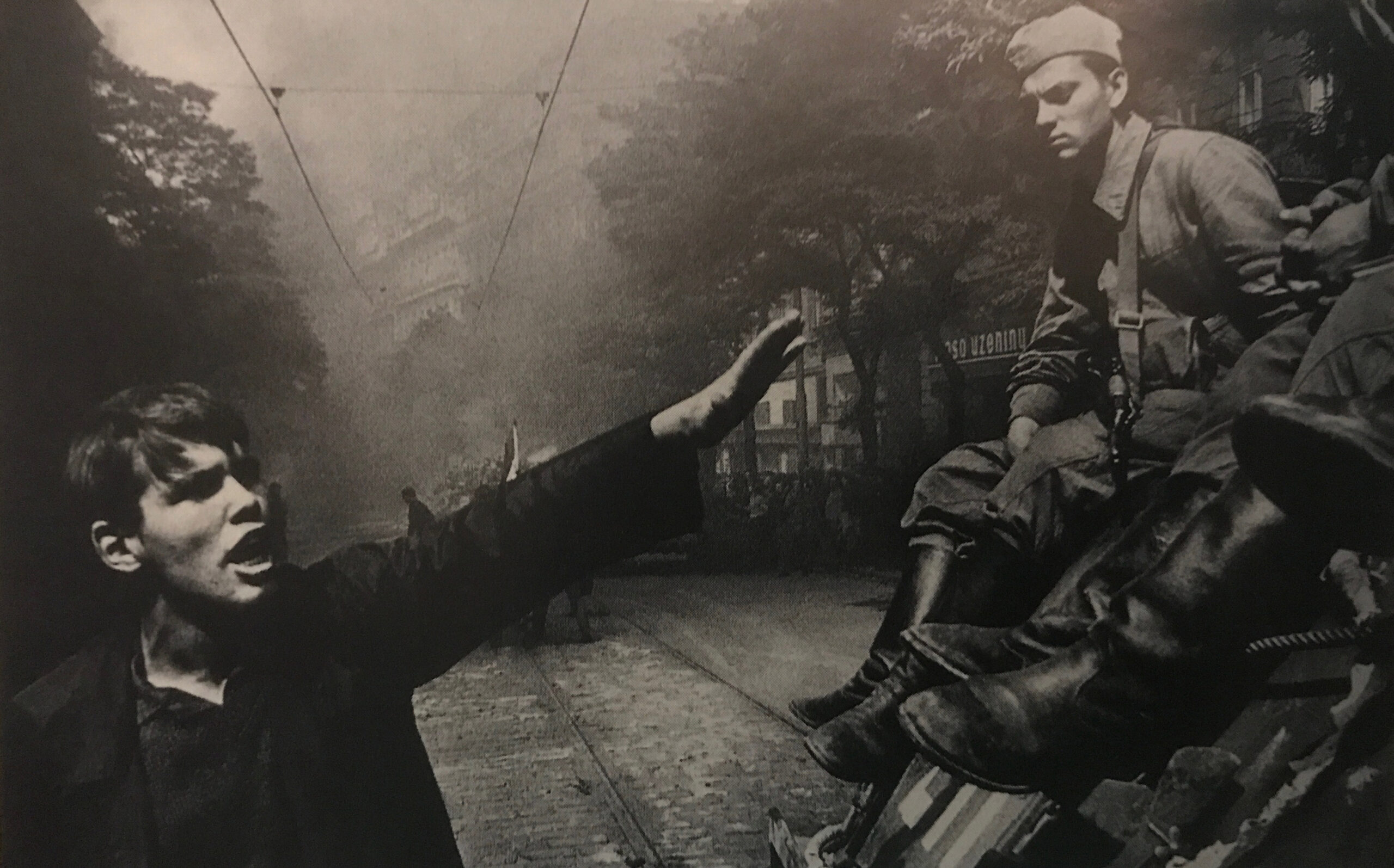 Soviet Invasion of Prague, Czechoslovakia in 1968.